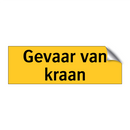 Gevaar van kraan