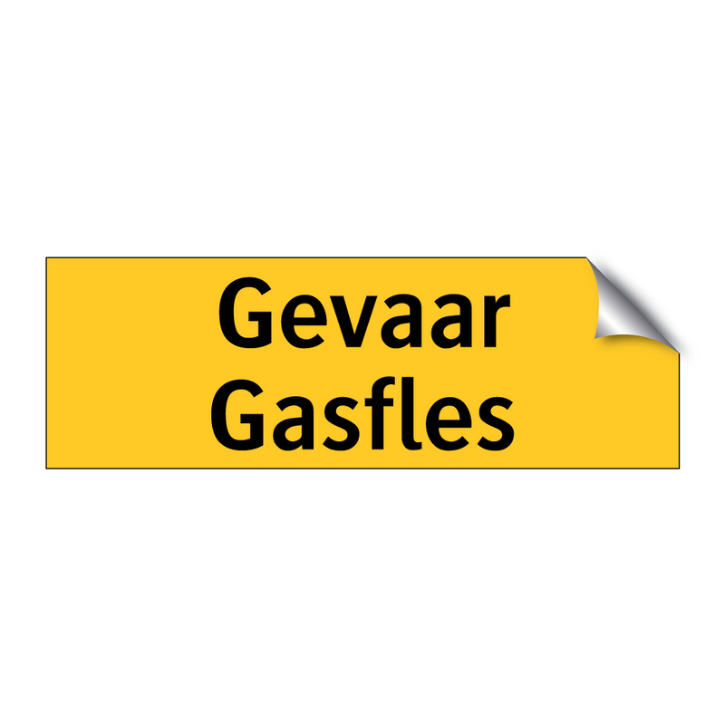 Gevaar Gasfles