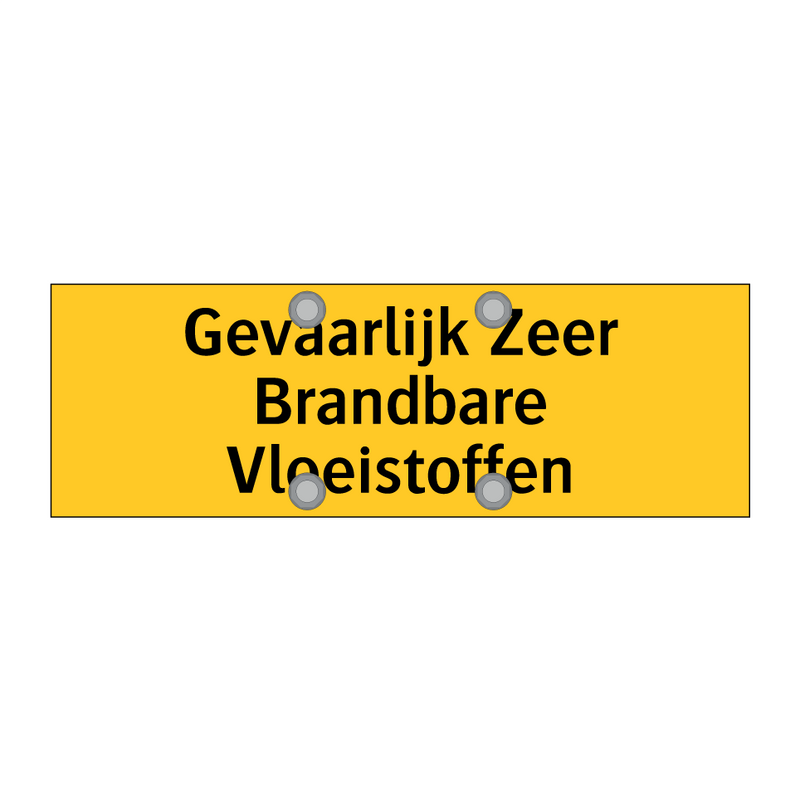 Gevaarlijk Zeer Brandbare Vloeistoffen