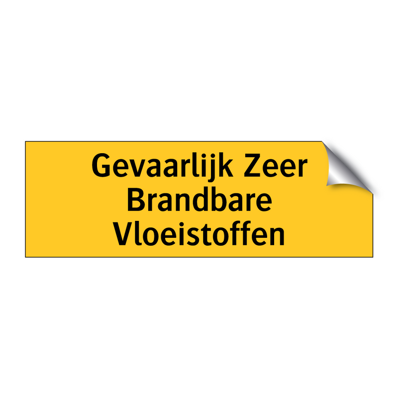 Gevaarlijk Zeer Brandbare Vloeistoffen