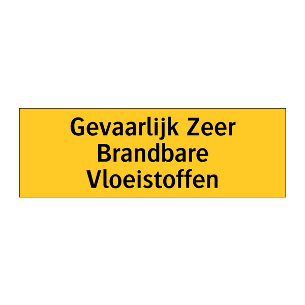 Gevaarlijk Zeer Brandbare Vloeistoffen