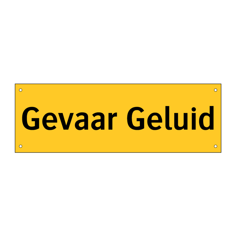 Gevaar Geluid