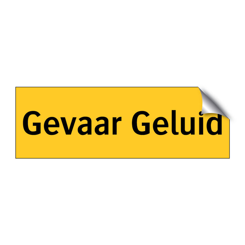 Gevaar Geluid