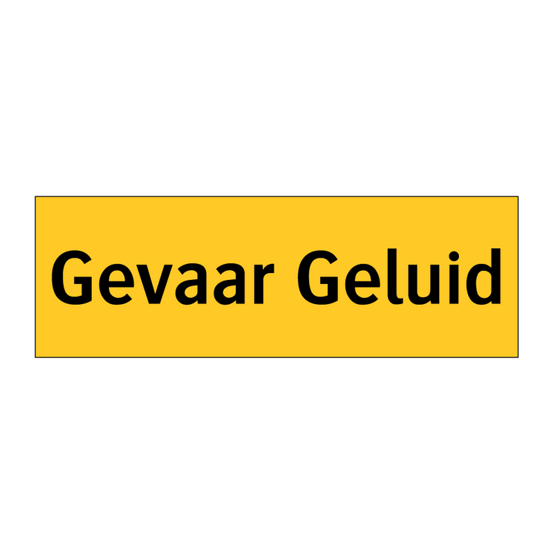 Gevaar Geluid