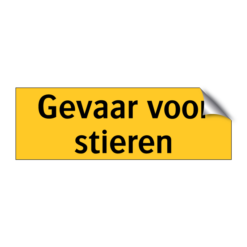 Gevaar voor stieren