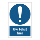 Ontwerp je eigen verplichte bord